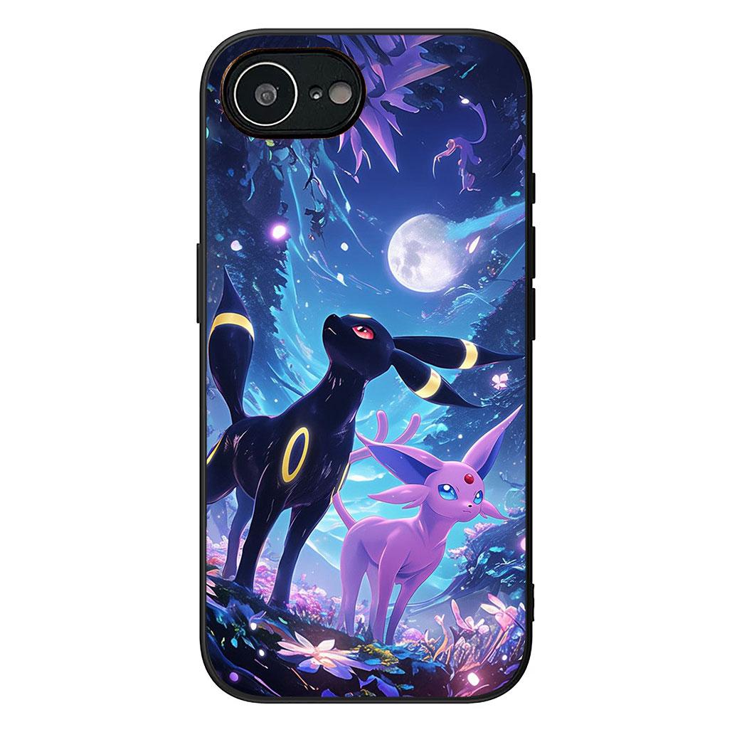 Espeon P-Pokemons Umbreon P-Pikachus Handyhülle für Samsung Galaxy S25 Edge S24 S23 FE Plus Ultra A16 A15 A55 A57 5G Hülle Galaxy A55 5G