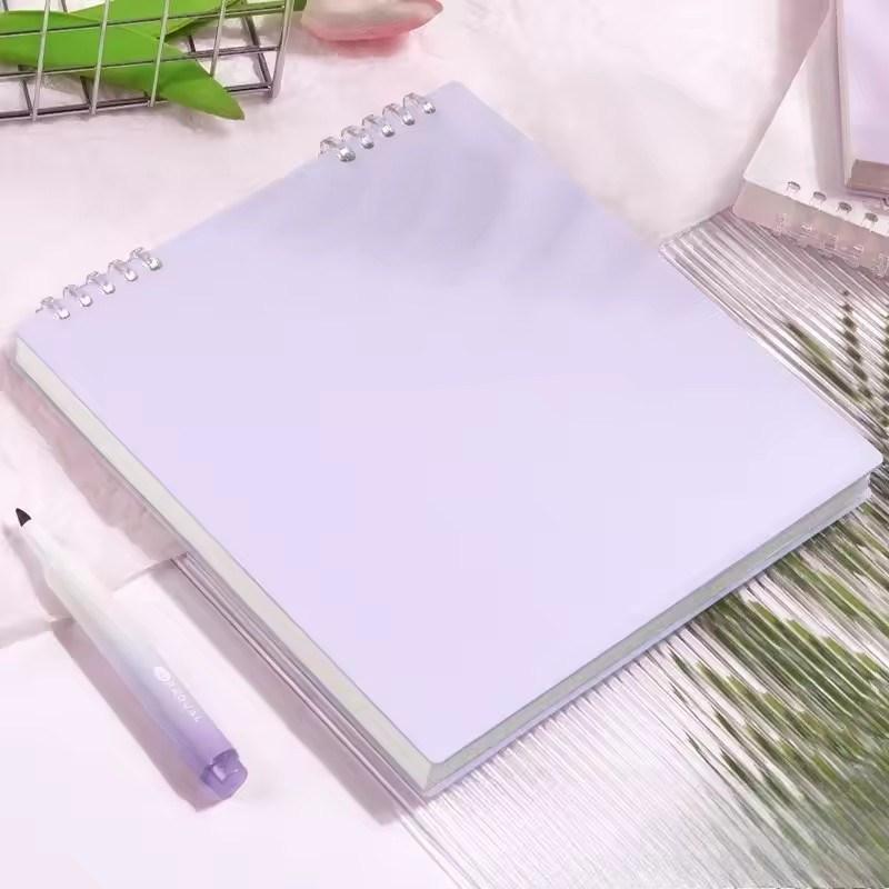 Flip Notepad Grid Notizbücher B5 Tagebuch Blatt Notizbuch Skizzenbuch Schreibwaren Journal Schreibblöcke Büro Schulbedarf 3 PCS violett