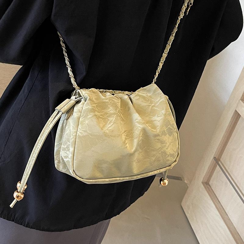 Neuer Stil beliebter Taschen für Frauen Ins für Frauen Ins für Frauen Ins für modische und vielseitige Schulterketten-Tasche für Frauen beige