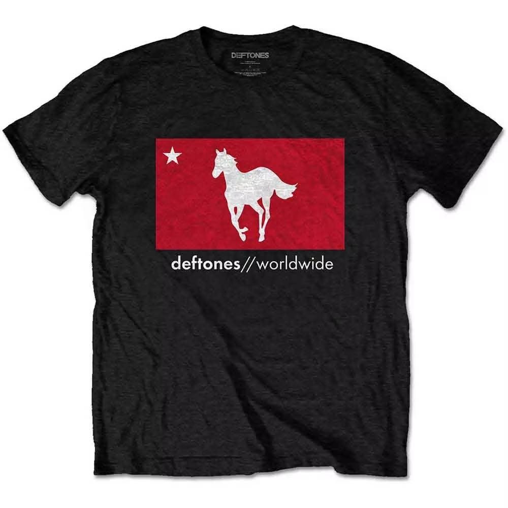 Deftones Band T-Shirt Deftones Around The Fur T-Shirt Herrenmode Street Hip-Hop Rock Kurzarm Damen Baumwolle Rundhals Top 4XL