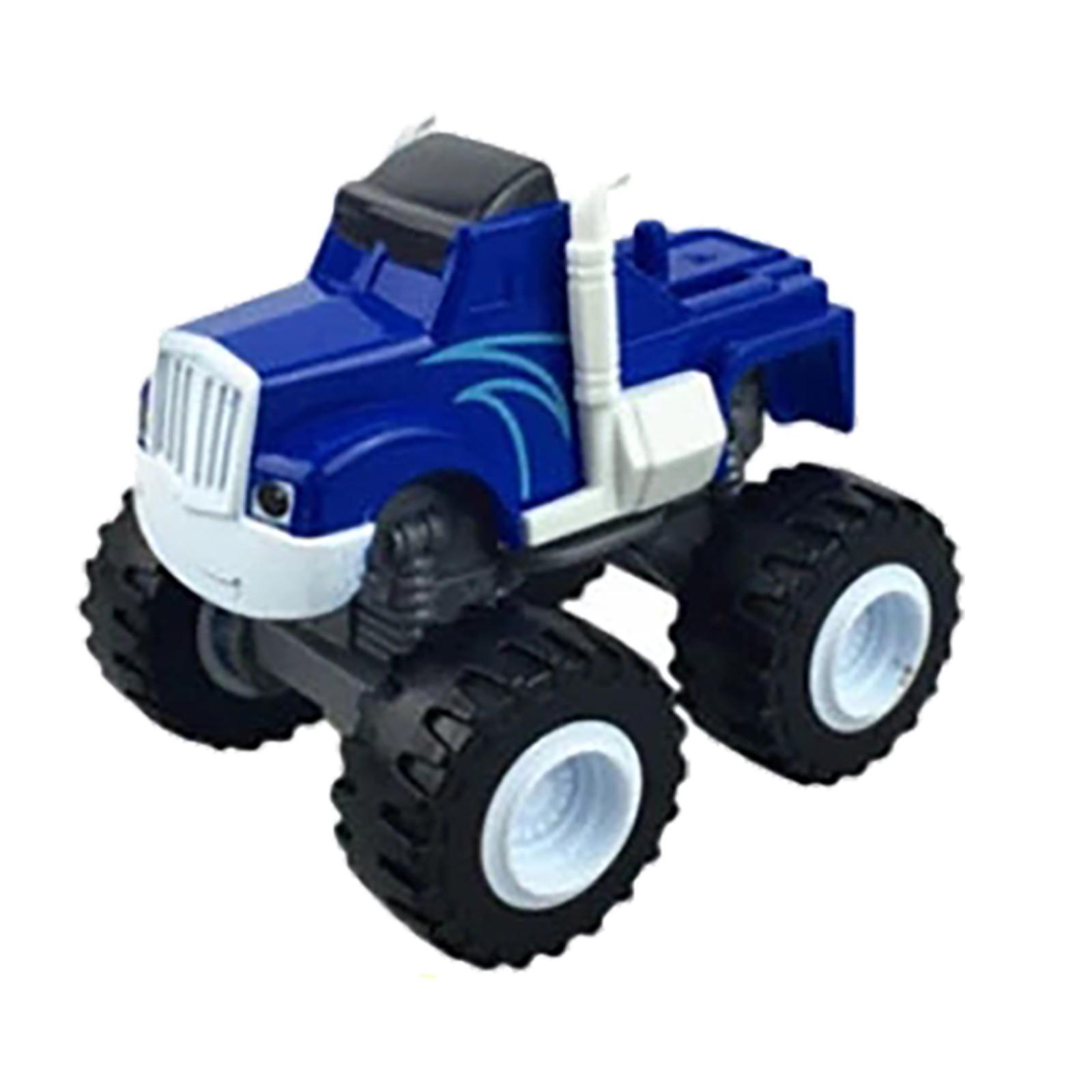 (H0826)Monster Truck Spielzeug Maschinen Auto Spielzeug klassische Blaze Autos Spielzeug Modell Geschenk blau