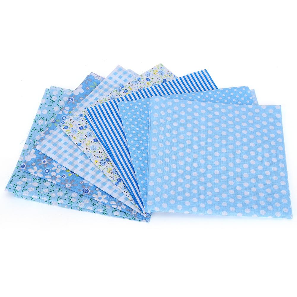 25 x 25cm DIY Mundschutz Baumwolle Bastelstoff Elastische Kordel Nasenbügelsteg Nähstoff Blau