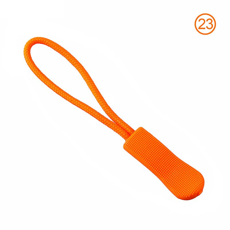 10/20 Stück Reißverschluss-Puller-End-Fit-Seil-Tag-Kleidungs-Reißverschluss-Fixierer, kaputte Schnalle, Reißverschluss-Schnur-Lasche, Kleidung, Koffer, Rucksäcke 10 Pcs orange