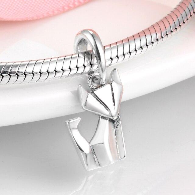 Charmantes Parfüm, Make-up, Nagellack, 925er Sterlingsilber, Perlen für originale Designer-Charm-Armbänder, Silberschmuck zum Selbermachen, Berloque white