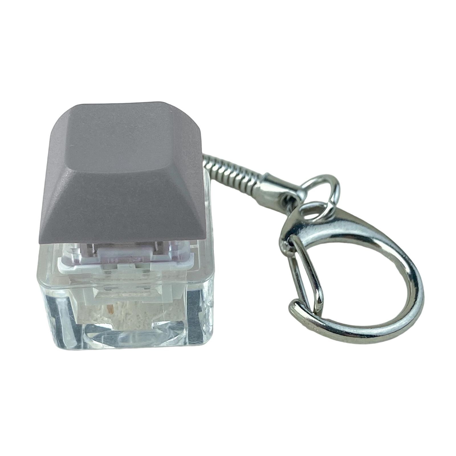 Stressabbau Fidget Spielzeug Schlüsselanhänger Langlebig 5000+ Drückvorgänge Tragbar Angst Sensorische Entspannung Schreibtischspielzeug Für Erwachsene Kinder 6 Farboptionen grau