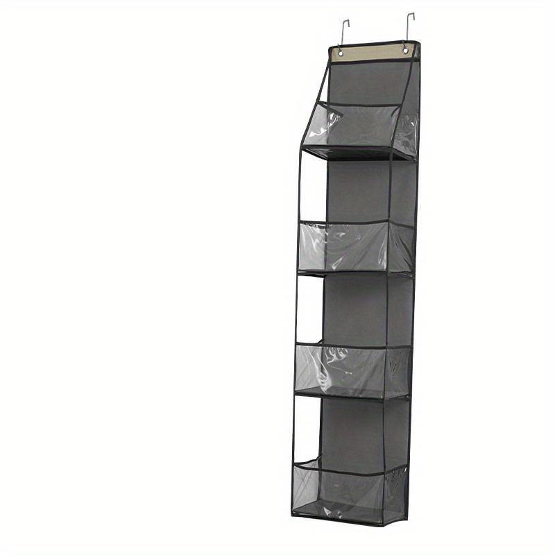 1PC 4-Regal 6-Regal Hängende Regale Über Die Tür Organizer Wand Montieren Tür Lagerung 4 grid grau