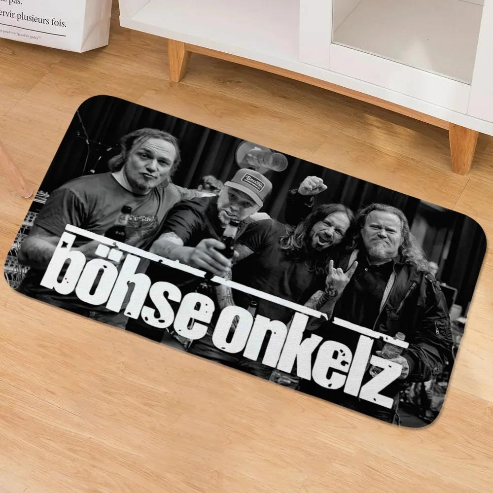 Fußmatte Teppich Teppich Auswahl Tentakel Bohse Onkelz Deutschland Bo Musik Rockband Heavy Mental Haupttür Eingangsmatte Teppich für Küche 40x60cm brown