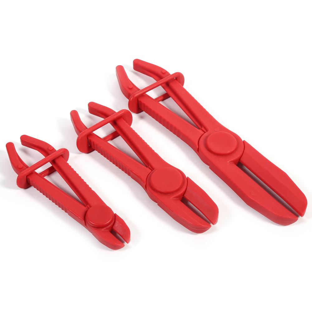 3Pcs Nylon Schlauch Klemme Werkzeug Set Bremse Kraftstoff Wasser Linie Clamp Zange Hände Freies Werkzeug
