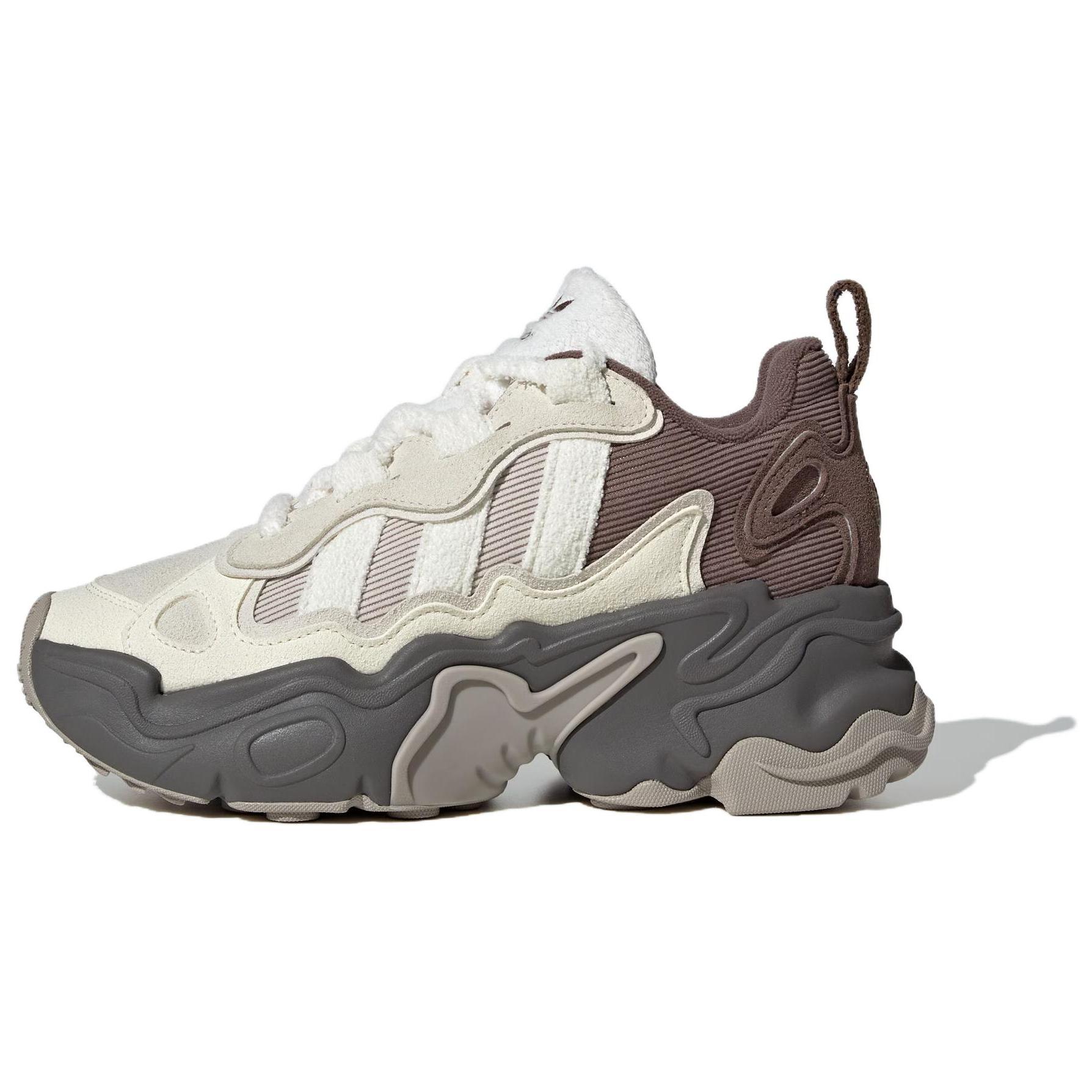 Adidas Originals Ozthemis Rutschfest Abriebfest Low-Top Klobige Sneaker Damen Weiß Braun Sneaker JP8043 39⅓