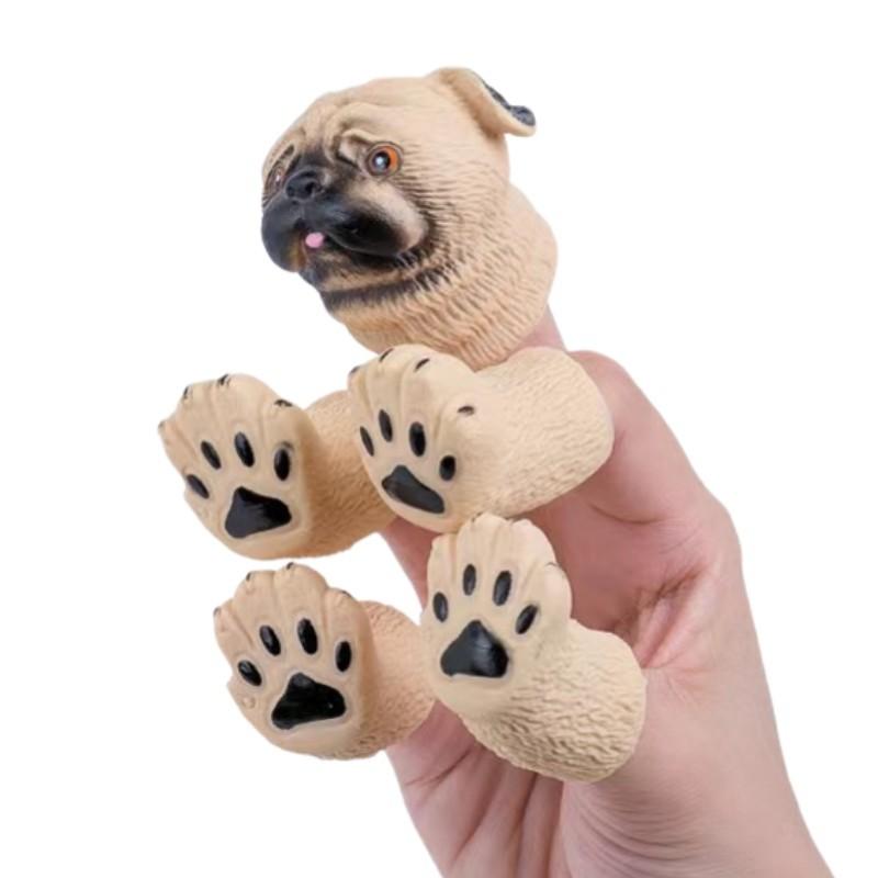 Fingerpuppen Kunststoff Spielzeug Baby Mini Tiere Pädagogische Hand Cartoon Gummi Puppe Handpuppe Theater Spielzeug für Kinder Geschenke