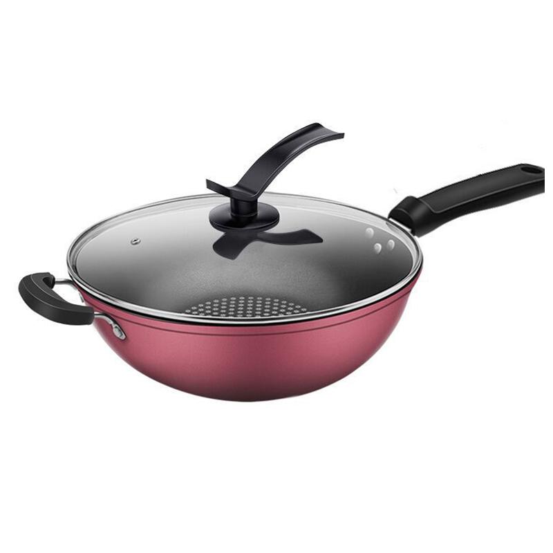 Brattopf Antihaft-Topf Haushaltsbratpfanne Induktionsherd Gasherd Universal 34cm