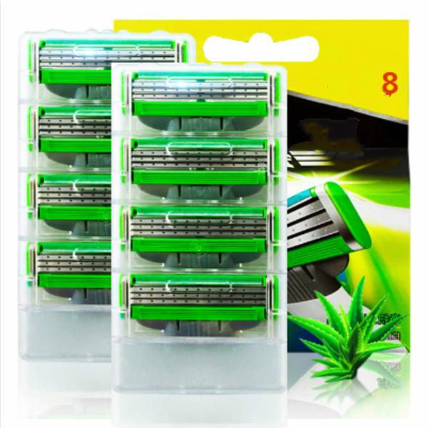 8-teilige Herren-Sicherheitsrasierklingen, Gesichtspflege, Rasierklingen, manuelle Rasierkassette für Gillettee Mache 3 8pcs