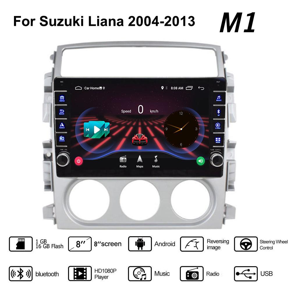 Für Suzuki Liana 2004-2013 Mit Knopf Knopf Android Auto Radio Multimedia Player Navigation Stereo GPS 2 Din Carplay 2 + 32GB 1+16GB