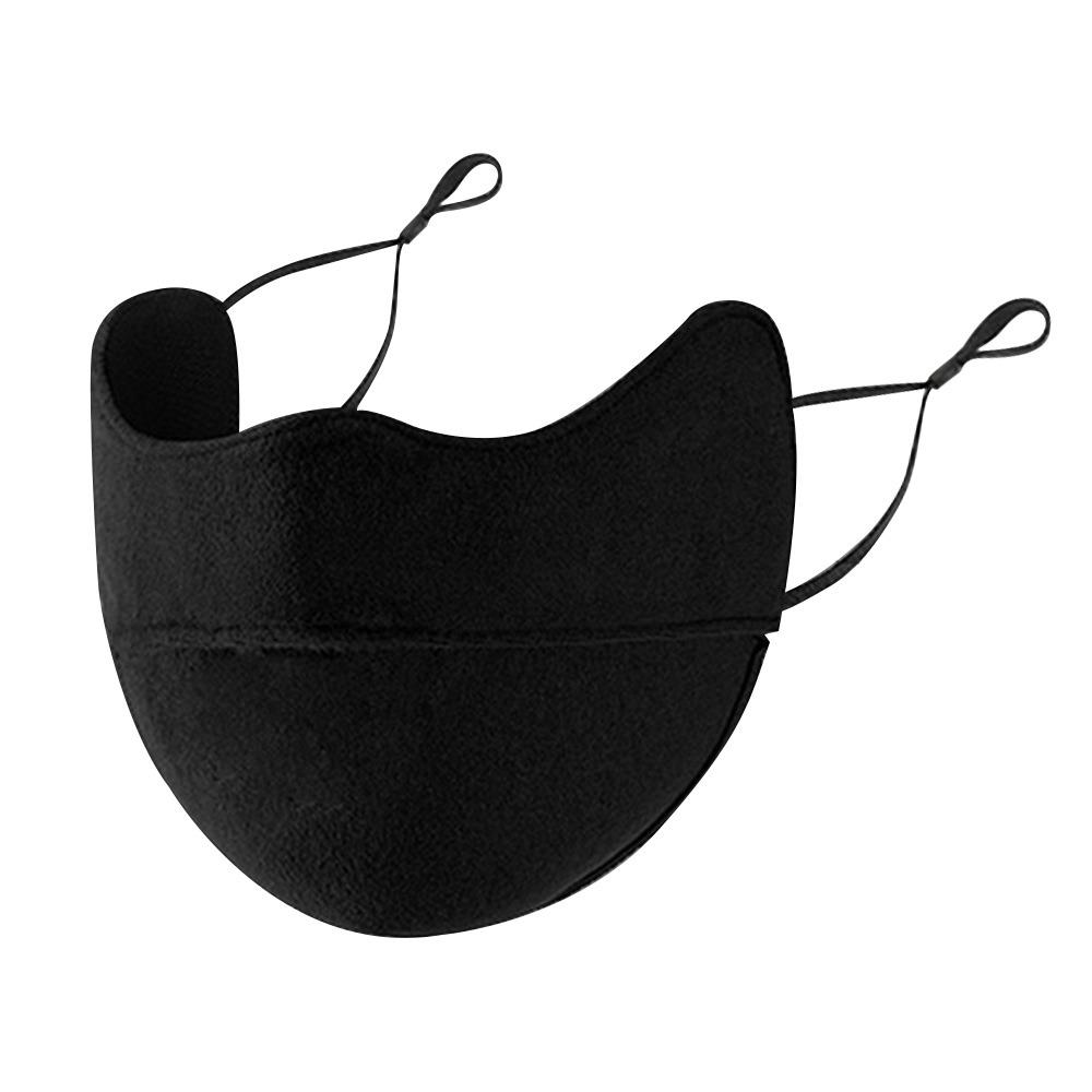 Kältefeste Warme Masken Derong-Material Mundschutz Mode Wiederverwendbare Gesichtsmaske für Radfahren Black-StyleB
