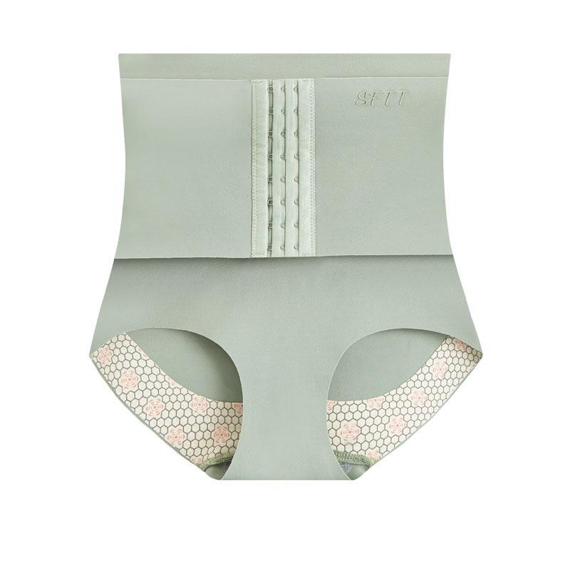 Hüftheben Flacher Bauch Damen Höschen Body Shapewear Frauen High Waist Trainer Body Shaper Body Korsett XL grün