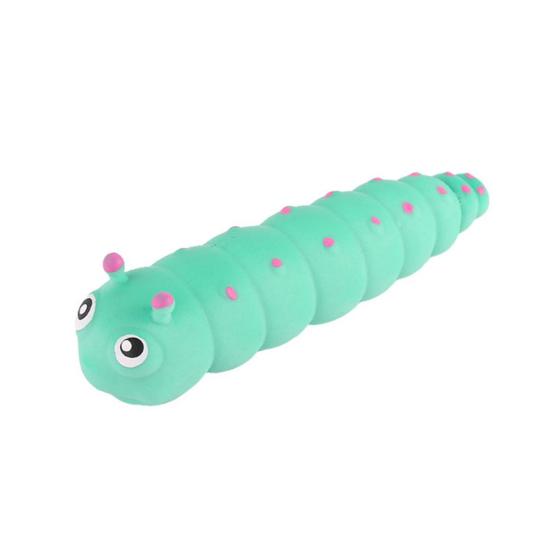 Raupen-Dehnbares Fidget-Spielzeug Sensorische Raupen-Quetschspielzeug 3D-Wurm Langsam aufsteigendes Spielzeug für Kinder Erwachsene Stressabbau grün
