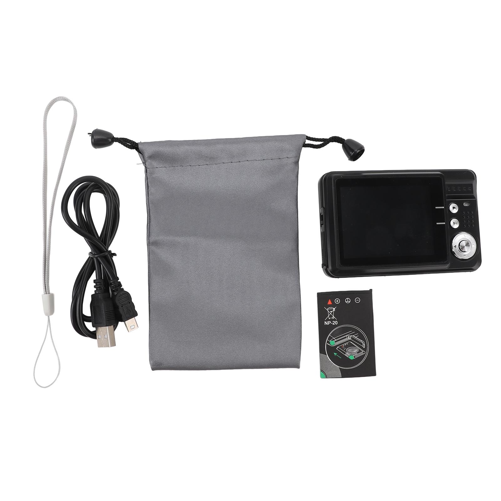 Digitalkamera 48MP 4K 8x Zoom Anti Shake 2,7 Zoll TFT-Display Autofokus Auto Face Beauty Multi