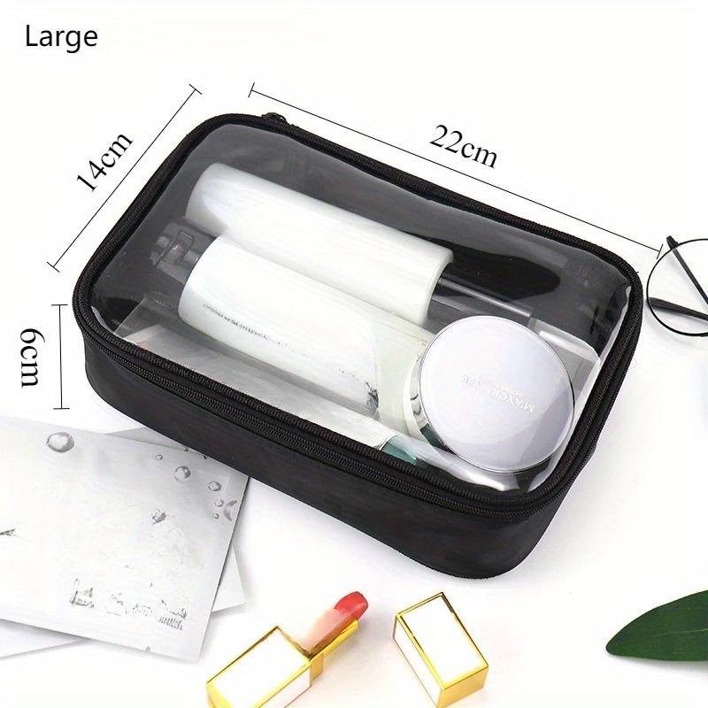 Damen-Make-up-Tasche, wasserdicht, durchsichtig, Reise-Kosmetiktasche, Reise-Make-up-Tasche für Männer, Kulturbeutel, Organizer