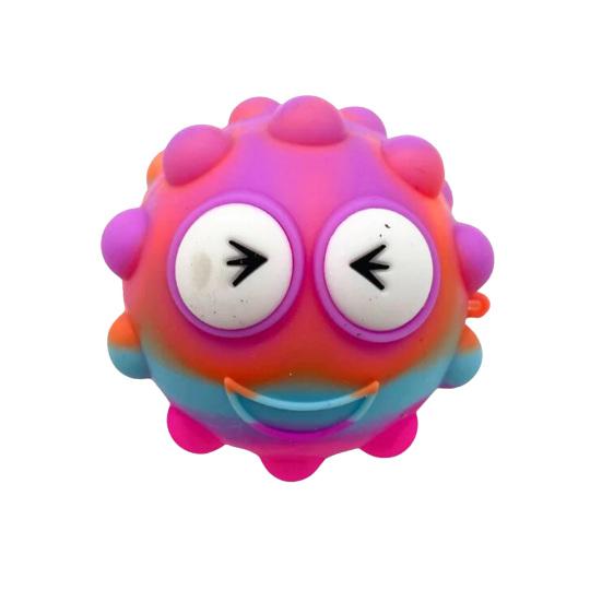 Heraussprudelnde Augen Ausdrucksball Spielzeug Stressabbau Druckblasenball Quetschspielzeug Dekompression Stressball Fidget Spielzeug