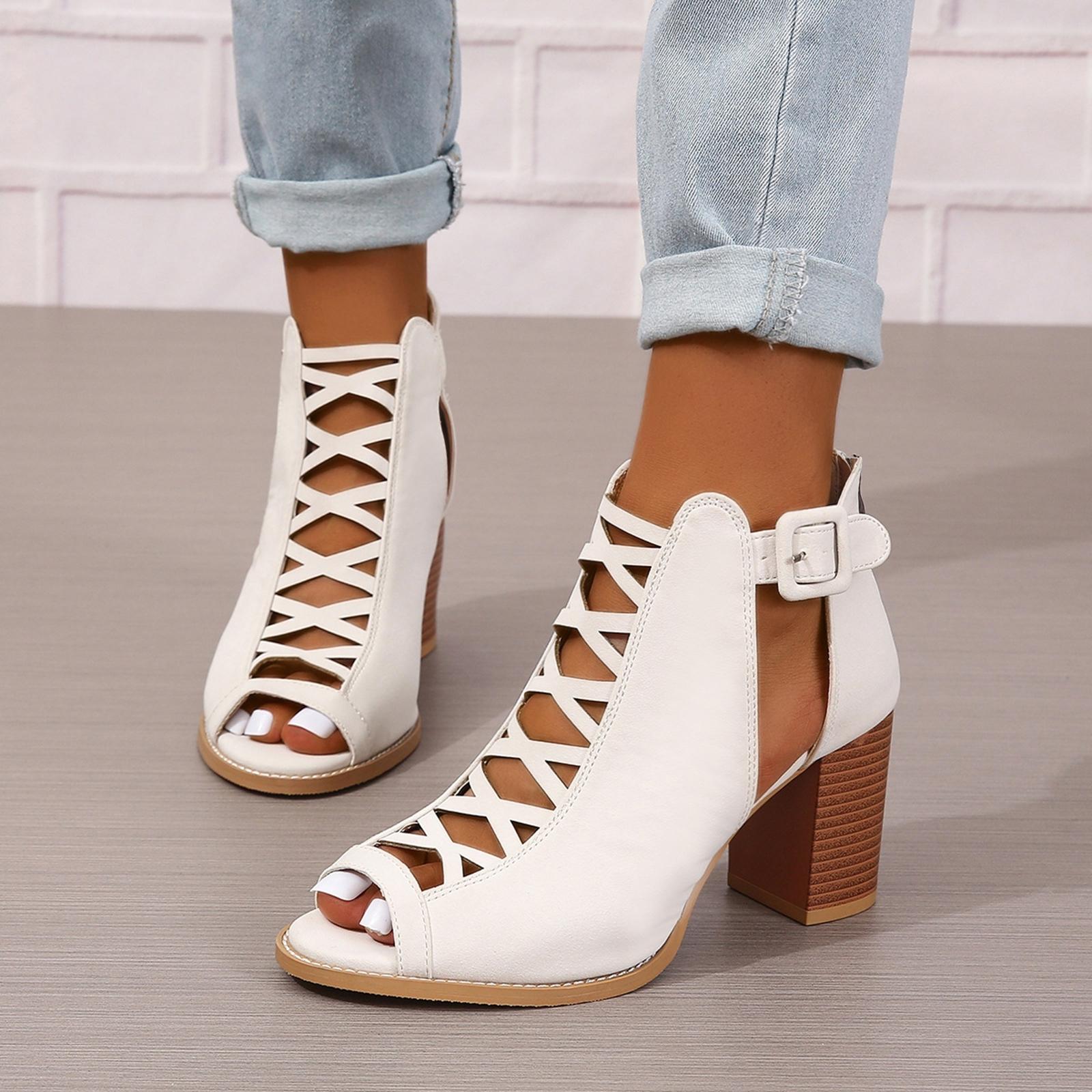 Sandalen Damen Sommer Orthopädische Schuhe Dicke Sohle Römische Sandalen Bequem Weiter Fuß Strandsandalen Weiche Innensohle Sandalen Lässige Sommerschuhe 43 weiß
