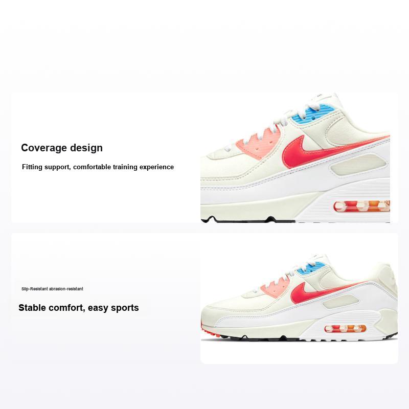 Nike Air Max 90 Die Zukunft liegt im Air Herren-Sneaker, Creme, Segel, Infrarot, DD8496-161 42
