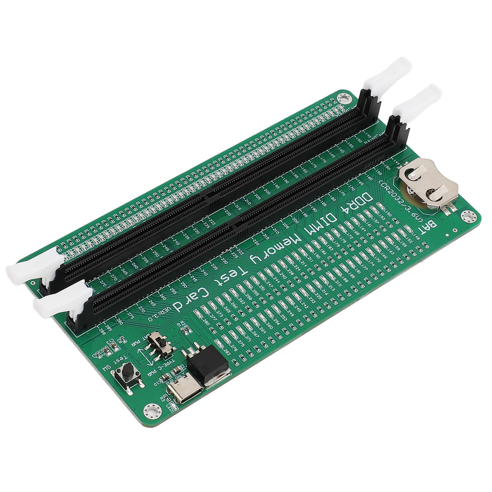 DDR4-Speichertester, Desktop-Computer, DDR4-Testkartensteckplatz, Diagnoseanalysator, Testkarte für den Desktop