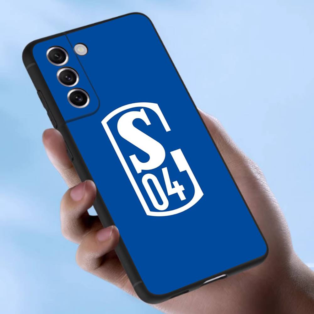 S-Schalke 04 Hülle Für Samsung Galaxy Hülle S25 S23 S22 S21 S30 S20 S10 Ultra Plus FE TPU Weiche Hülle Samsung S20lite 5G