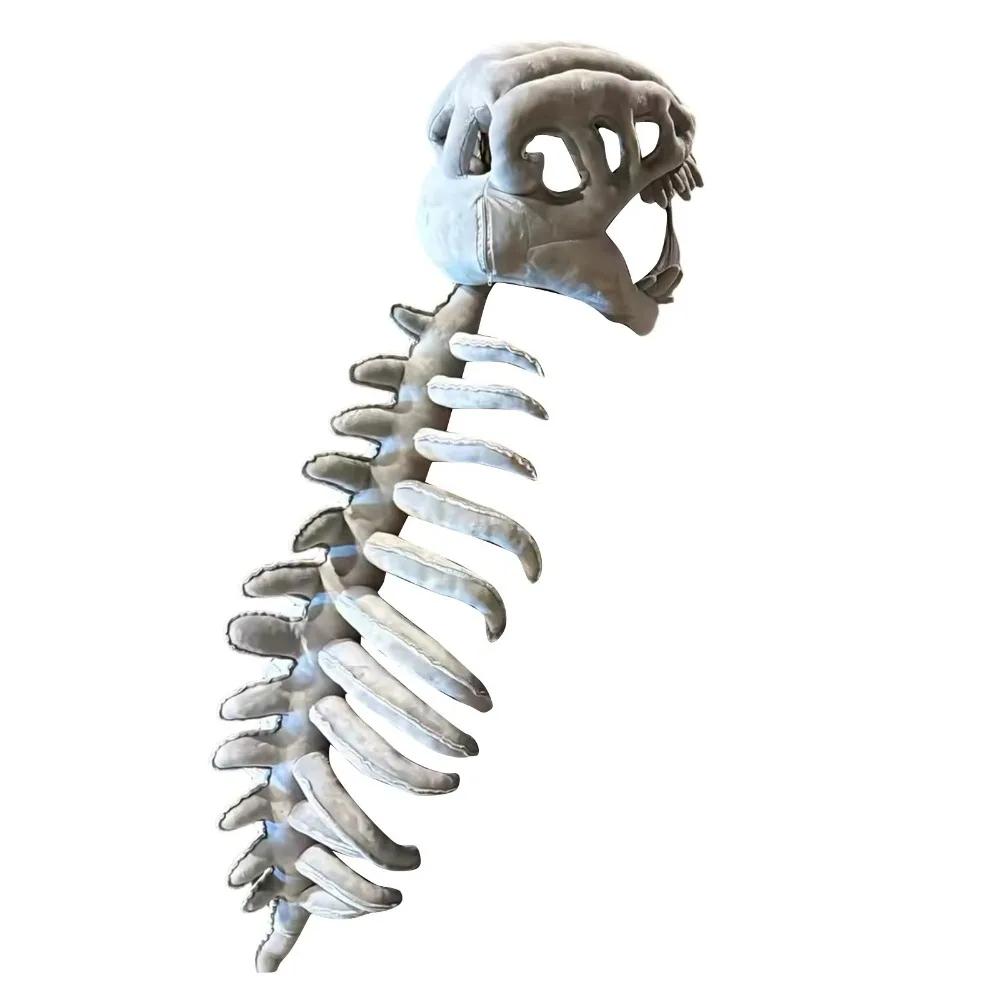 75/100/120cm Dinosaurierskelett Kostüm Set Verkleidung Kleidung Plüschtiere Party Cosplay Spielzeug Kind Erwachsener Verkleidung Kreatives Lustiges Geschenk