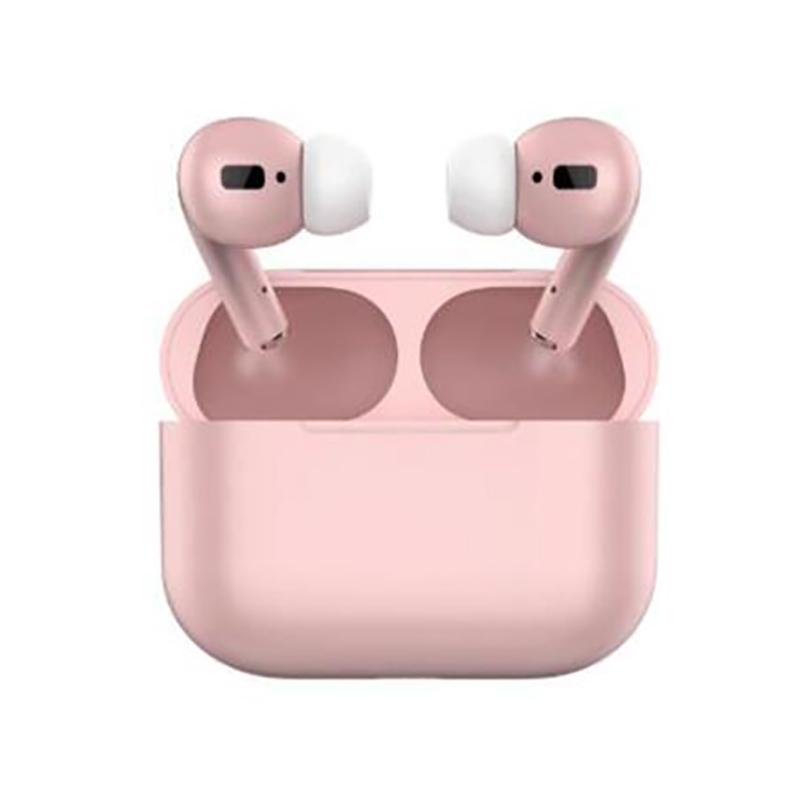 Drahtlose Kopfhörer Bluetooth 5.0 Bunte Kopfhörer für IOS Android mit Mikrofon Touch Control Stereo Musik In-Ear HiFi Headset rosa