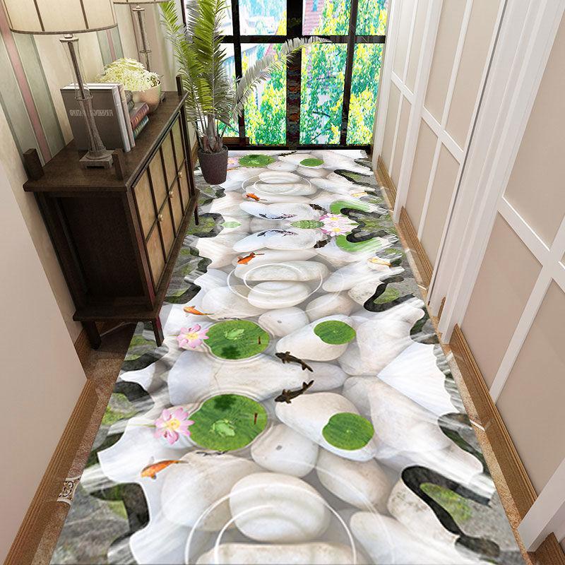 3D Korridor Gang Teppich Hause Veranda Matte Hotel Hotel Treppe Teppich Rutschfeste Decke Teppich Kann Zugeschnitten Werden Hause Schlafzimmer Teppich 100*100cm
