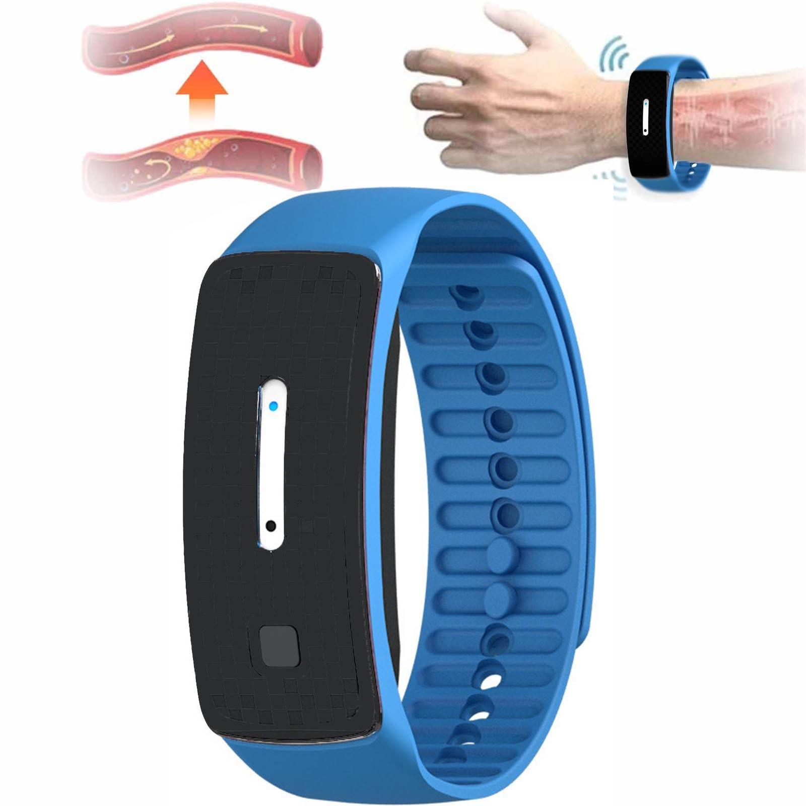 Armband, Armbänder, Tremor-Armband, Körperform-Armband für Männer und Frauen One Size blau