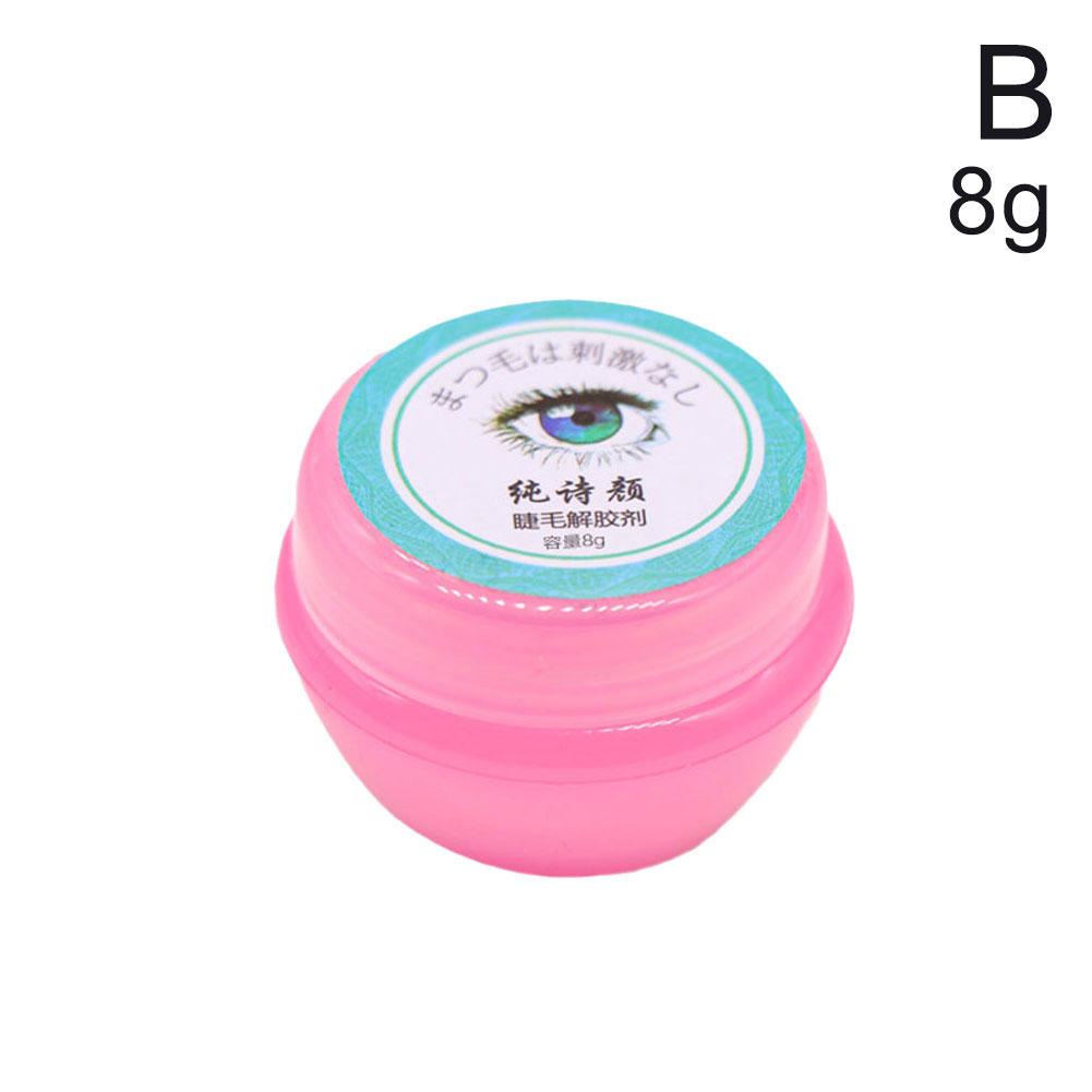 Wimpern Kleber Entferner Creme 8g Obst Geschmack Null Stimulation Duft Werkzeuge Wimpern Verlängerung N6I4 pink-8g