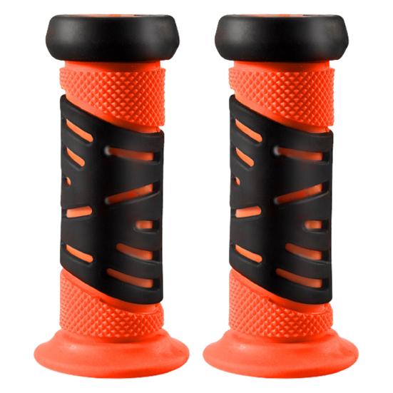 1 Paar Kinder-Lenkerabdeckung für Laufrad, rutschfeste Gummi-Lenkerabdeckung, universelle Handgriffschutzhülle für Kleinkinder, Roller, Fahrrad, Fahrradzubehör orange