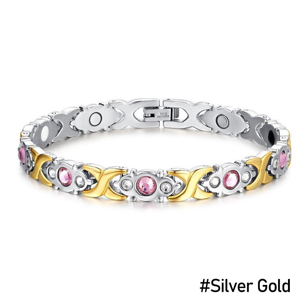 Mode Abnehmbare Energie Magnet Armband Magnetische Abnehmen Armband Schmuck Frauen Zubehör silber/gold