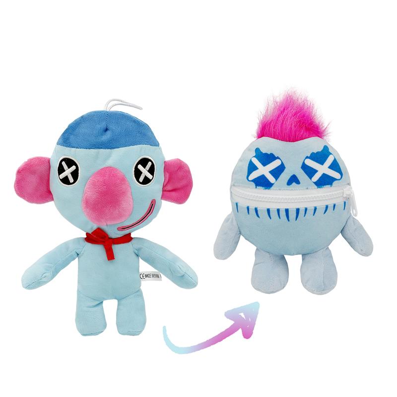Neues Spiel Poppy Plüschtiere Clown Spinne Kapitel 5 Trauriger Fuchs Schweinchen Puppe Nr. 102 Klavier Drache Anime Weich Gestopft Plüsch white