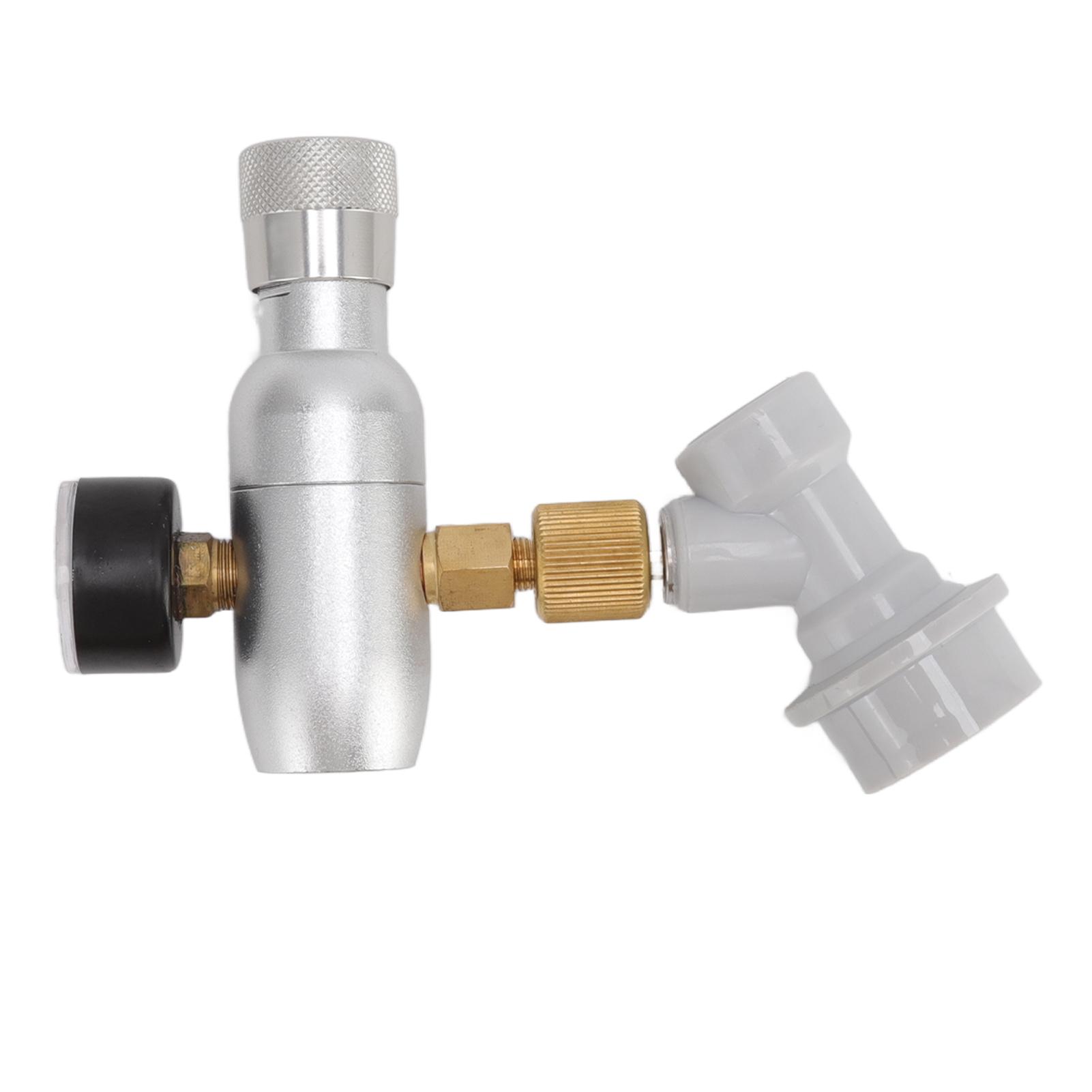 Bierfass-Ladegerät, CO2-Spender, hochpräziser CO2-Gas-Ball-Lock-Fassregler für Soda-Getränke