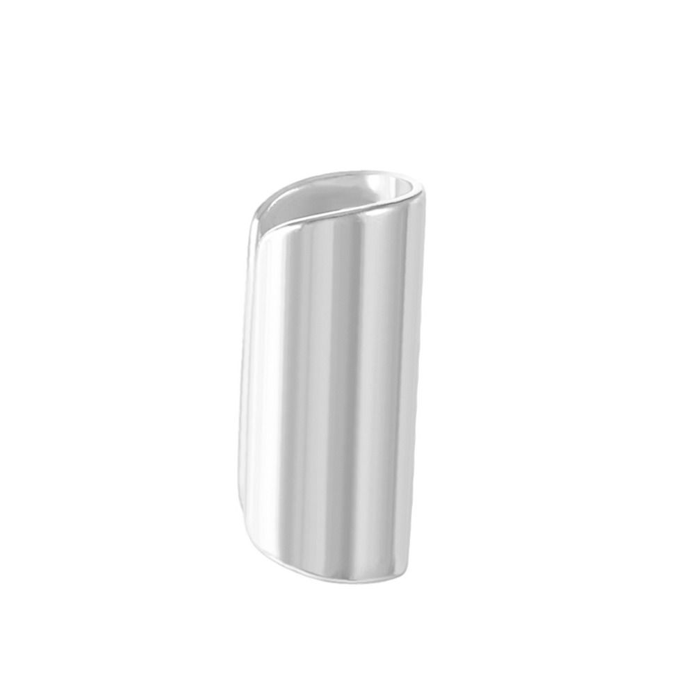 Kupfer-Langrohr-Clip-Ohrring, einfarbig, gefälschte Ohr-Stulpe, täglicher Ohrknochen-Clip-Piercing-Schmuck