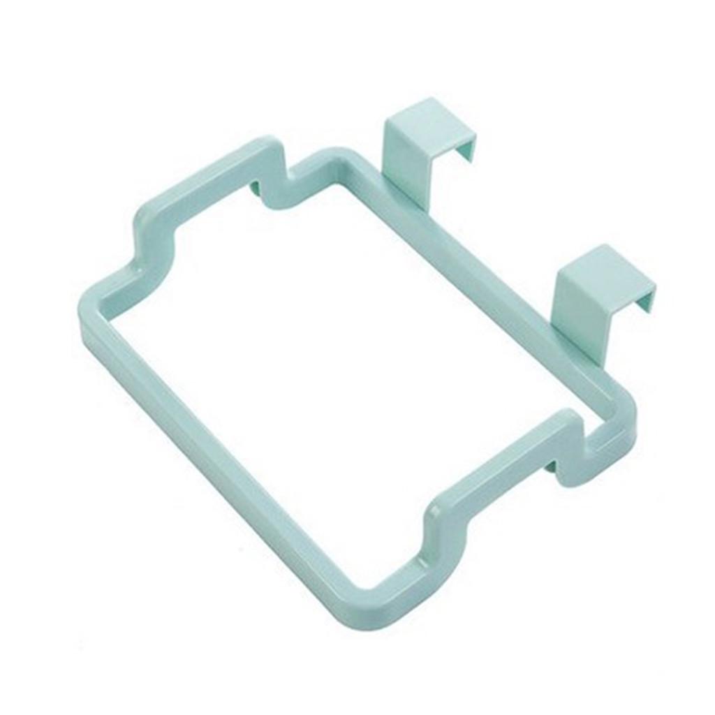 Tür-Rückseite, tragbare Müllsack-Halterung, Müllsack-Halter, Wischer-Rack, Küchenschrank-Aufhänger grün