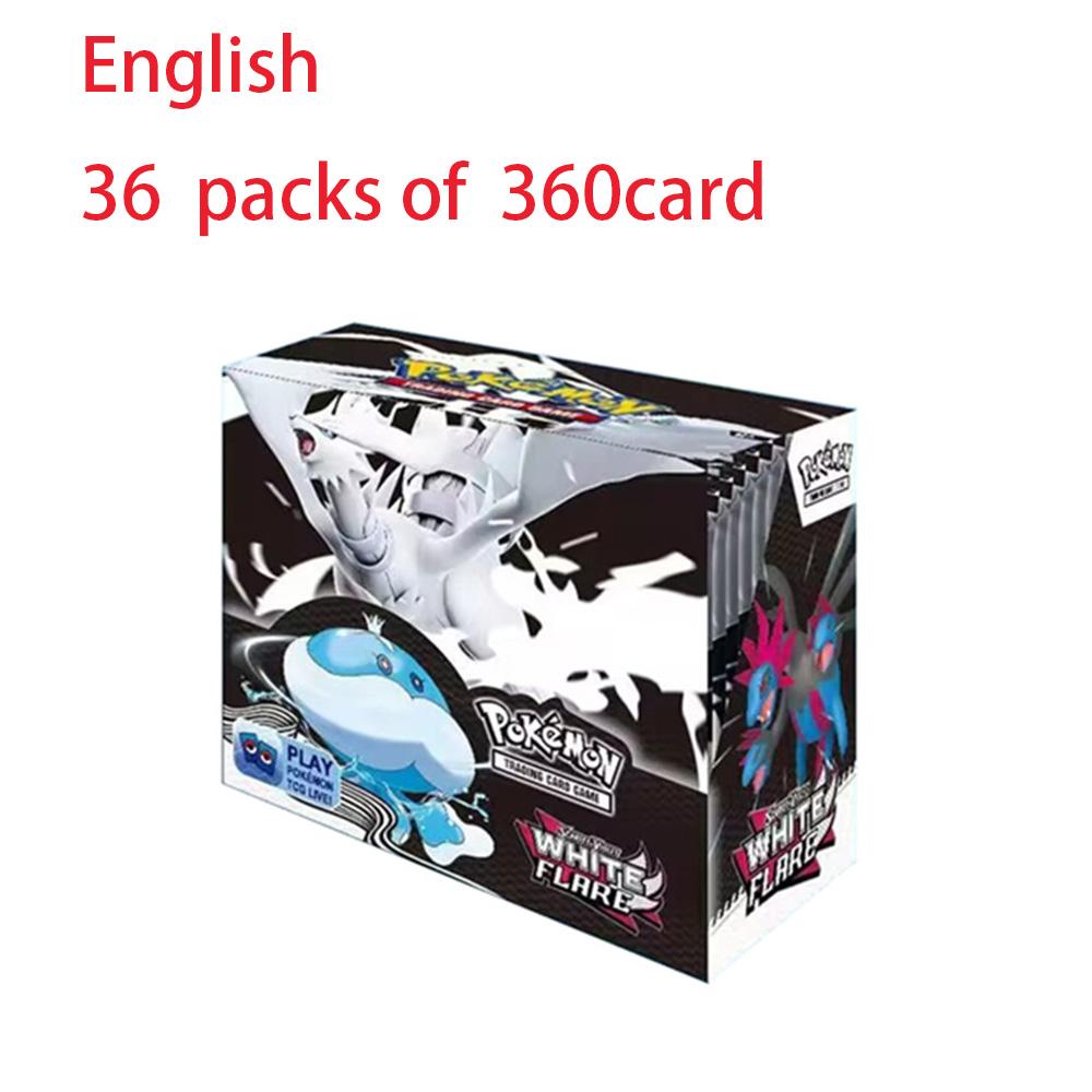 Ungiftig Neu 360 Pokémon Karmesinrot Violett Schwarzer Drache Weißer Drache Karte Pokémon Booster Schwert Schild Serie Haustier Elf Flash-Karte