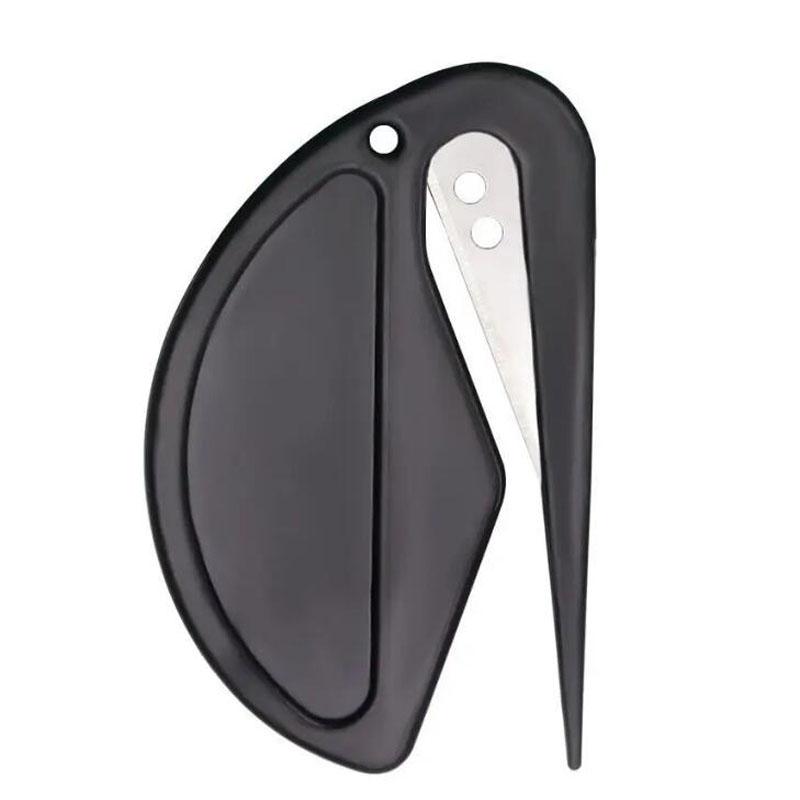 Tragbarer Geschenkpapier-Schneider Manueller Eckenrunder für Feiertags-Geschenkpapier Kraftpapier Basteln Schneiden Rolle Schiebelineal Pack of 1 schwarz