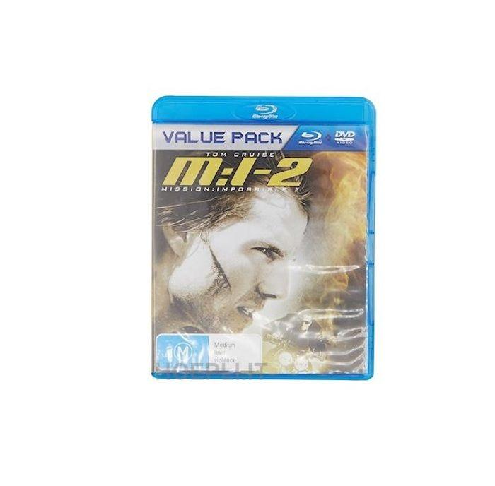 BLU-RAY DVDV Mission Impossible 2 Blu-Ray + DVD TOM CRUISE