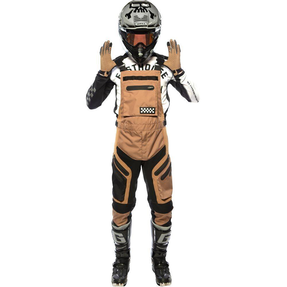Moto Gear Set Motoralls Hosen Motocross Gear Sets Motorrad Racing Hosenanzug XL kaffeebraun