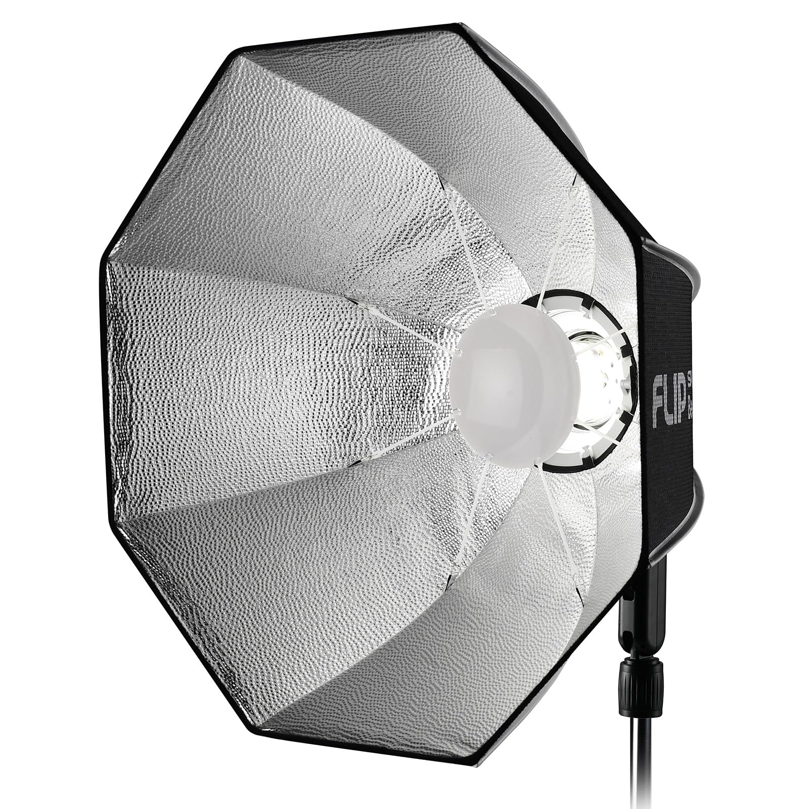 SMDV Softbox FLIP Beauty 20 Nur Gehäuse 50 cm Beauty Dish Faltbarer Stoff Achteck-Diffusor Ständer Montierbarer Koffer Inklusive FLIPBeauty20 One-Touch