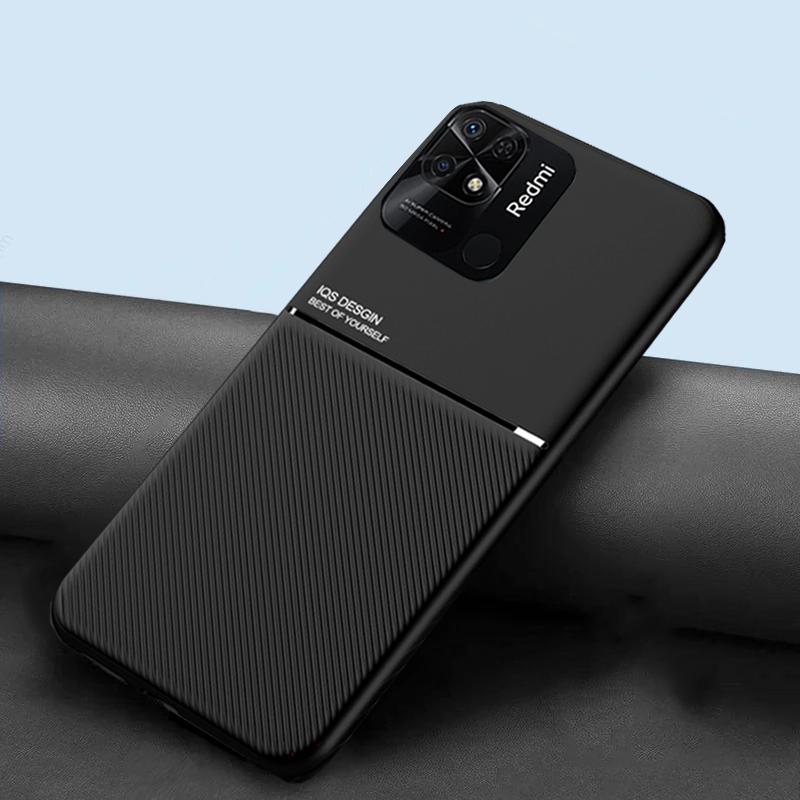 Telefon Fall Für Xiaomi Redmi 10 C Ultra Dünne Leder Weiche Silikon Telefon Fällen Auf Für Xiaomi Redmi 10C 10 C redmi10C Abdeckung Shell Coque Redmi 10C schwarz