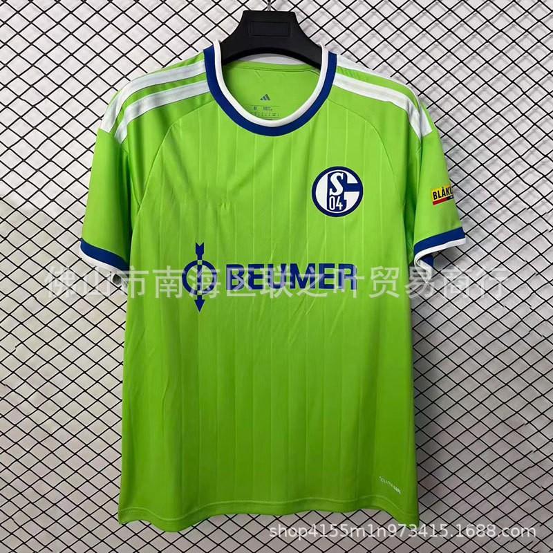 Schalke 04 2026-2027 Heim Auswärts Kurzarm Fußballtrikot Herren Erwachsene S-XXL Medium