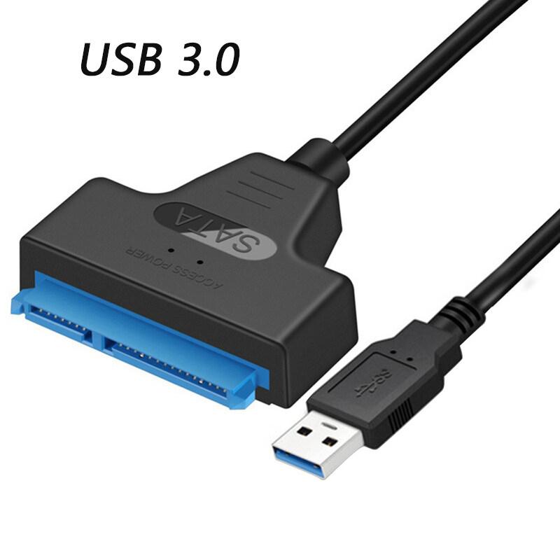 SATA zu USB/Typ-C 3.0 Kabel Festplattenadapter Kabelkonverter 2,5 Zoll HDD SSD Festplatte SATA III 22 Pin Datenübertragungsadapter USB 3.0