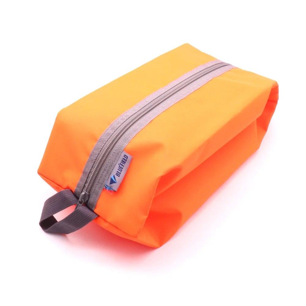 Langlebige, ultraleichte Outdoor-Camping-Wander-Reise-Aufbewahrungstaschen, wasserdichte Oxford-Schwimmtasche, Reise-Sets orange