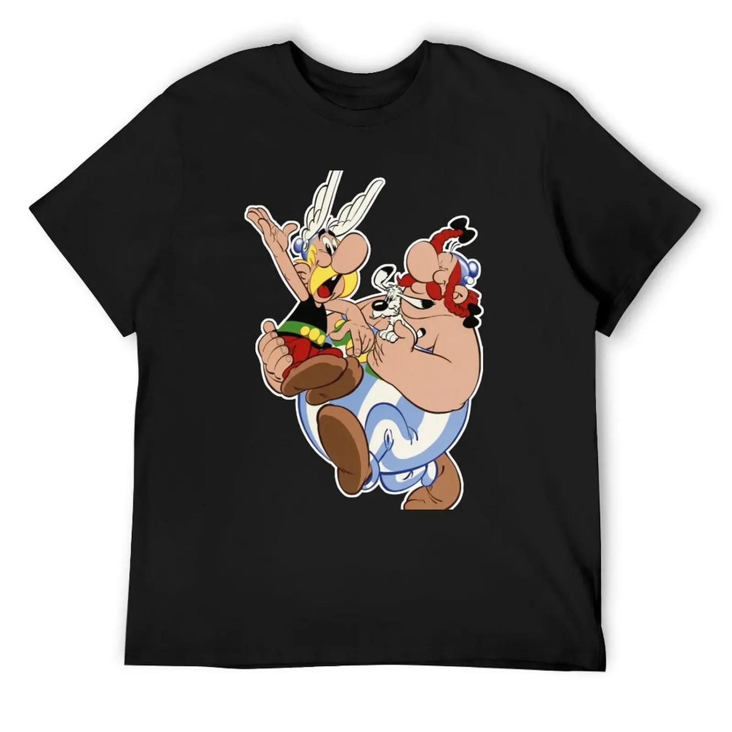 Die Gallier T-Shirt Tierdruck für Jungen süße Kleidung blau Archiv Valentinstag Kleidung Herren Designer Kleidung XXXXL schwarz