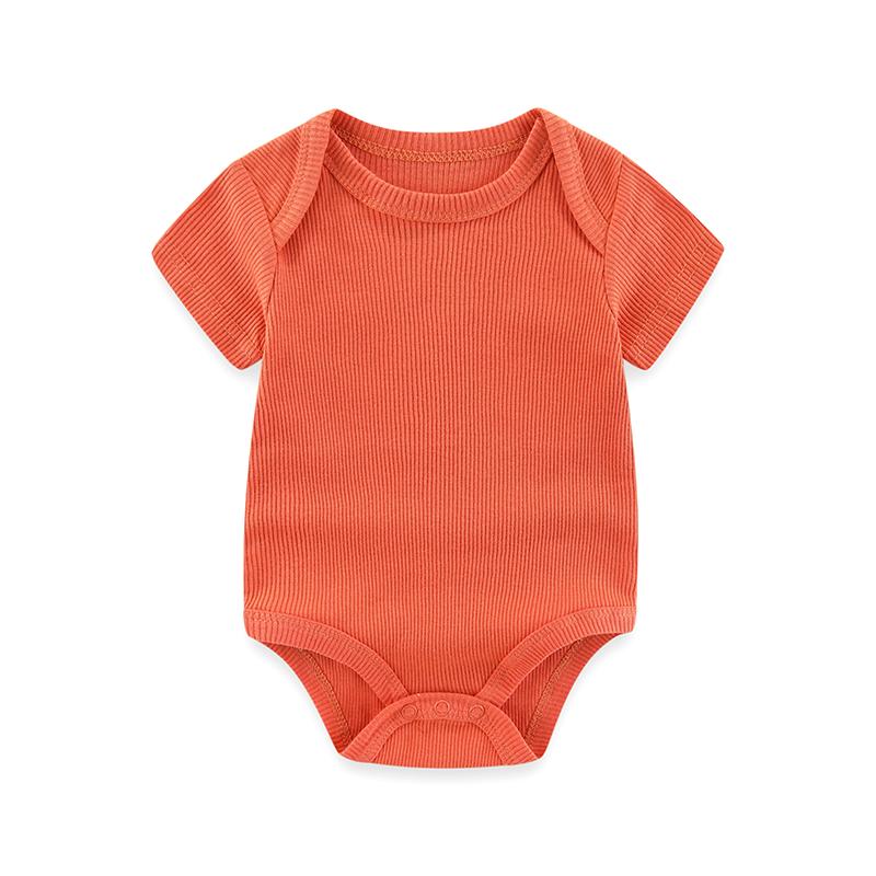 1 stück Baby Junge Mädchen Strampler Oansatz Kurzarm Infant Junge Mädchen Kleidung Baumwolle Overall Für 0-12Months Neugeborenen Outfits 6M red