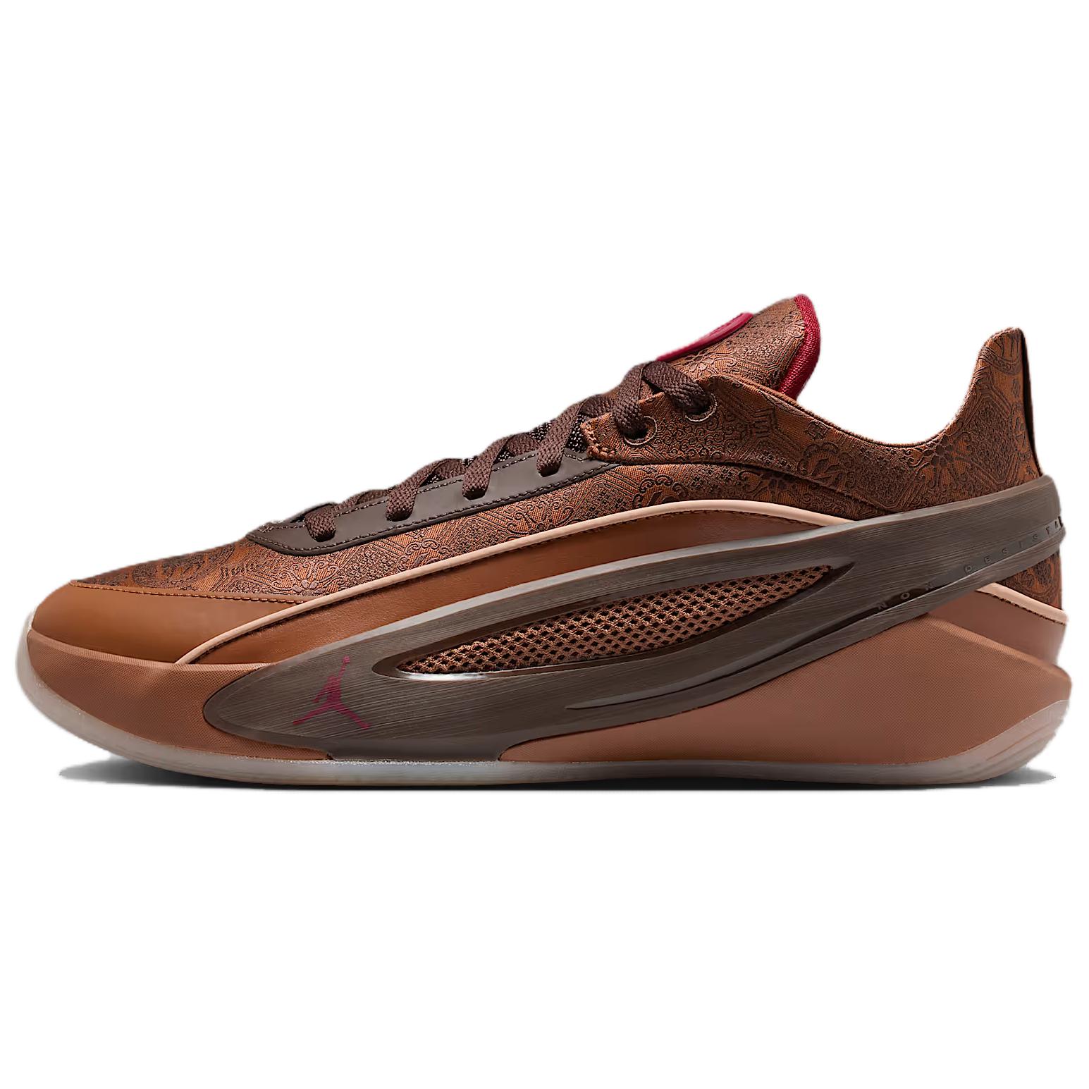 Air Jordan Jordan Luka 5 Jahr des Pferdes Herren Sneaker Mehrfarbig Hell-Britisch-Braun Barock-Braun Team-Rot Antik-Bronze IQ0567-201 40